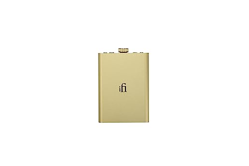 iFi Hip-dac2 Gold Edition - Portable Balanced DAC Headphone Amplifier for Android, iPhone with USB Input Only/Outputs: 3.5mm Unbalanced / 4.4mm Balanced – MQA Decoder