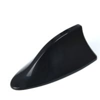 HDNTRI Shark Fin Car Aerial Antenna, for Renault Clio 4 Shark Fin Antenna, ABS Plastic Roof Shark Fin,A-Black