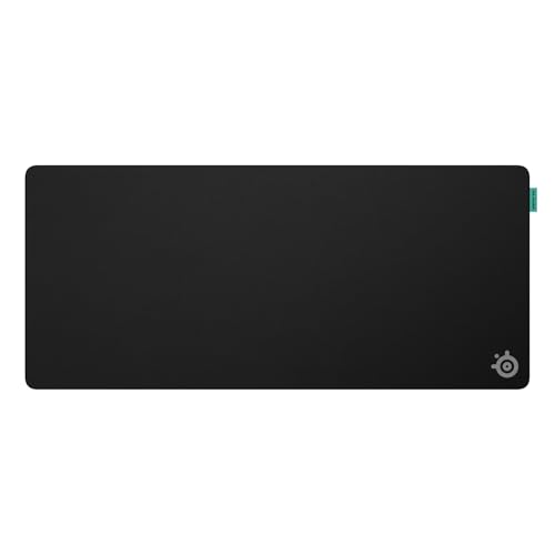 SteelSeries QcK XL Performance Balance Gaming Mousepad — Extra Density for a Smooth Glide — Low-Profile Edge Stitching — Non-Slip Neoprene Rubber Base — 15.75 x 34.43 inch — FPS, MOBAs, RTS, MMO