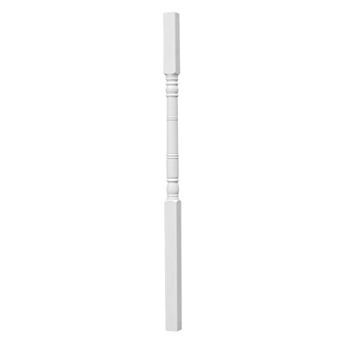 Fypon Premium Colonial Quickpost Kit | 8' 8" Height by 5 1/4" Width & Depth | White with 5,000 lbs Load Bearing Capacity | 40500688CL