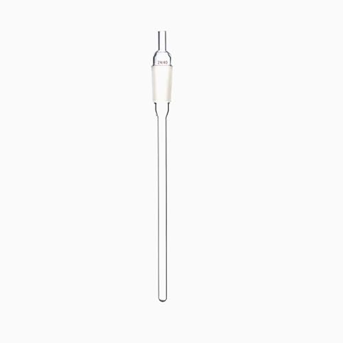 Glass Thermometer Adapter,Stem Tube,Narrow Mouth,24/40 Standard Joint,Dinglab Lab Glassware (200mm)