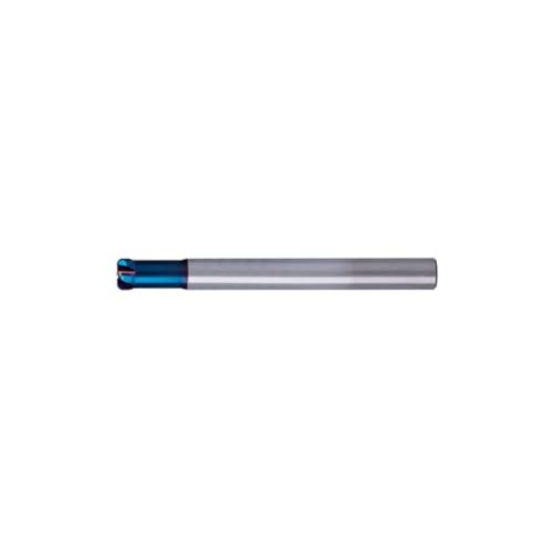 YG-1 G854123 Carbide X5070 R3.0 Corner Radius End Mill, 4 Flute, Stub Length, High Feed, 12.0 mm