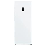 Hamilton Beach HZ4941 14 cu ft Upright Convertible Fridge/Freezer-Frost Free-Reversible Door-Removable Glass Shelves-LED Interior Light, White