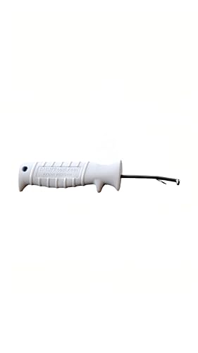 DHUKR Human Fish Hook Removal Tool. The Only Ambidextrous Ergonomically Designed Human Fish Hook Removal Tool. (White)