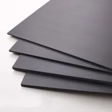 5pcs 300x400mm PVC Sheet Plate White/Black Foam Board Styrofoam Sheet DIY Model Making Material 1m 2mm 3mm 5mm 7mm 8mm 9mm Thickness (3mm Black)