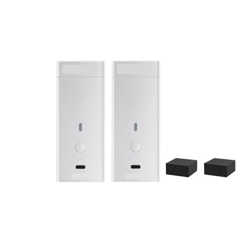 QQASFRYRR for anycubic AirPure Efficient Air Purification Low Noise USB Charged Air Filter for Resin 3D Printer for Photon for Mono X 4K M3 for Plus(2 Pcs Air Purifier)