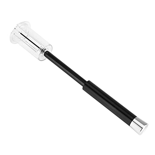 Easy Air Pump Pressure Red, Pneumatic Corkscrew Pump Corkscrew Wine Bottle Opener Cork Remover Corkscrew Tools Black (Black)
