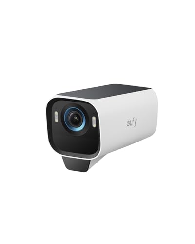 eufy Security eufyCam S3 Pro Add-on Cam, Solar Camera Outdoor Wireless, MaxColor Night Vision, 4K Security Camera with Solar Panel, Face Recognition AI, Expandable Local Storage, No Monthly Fee