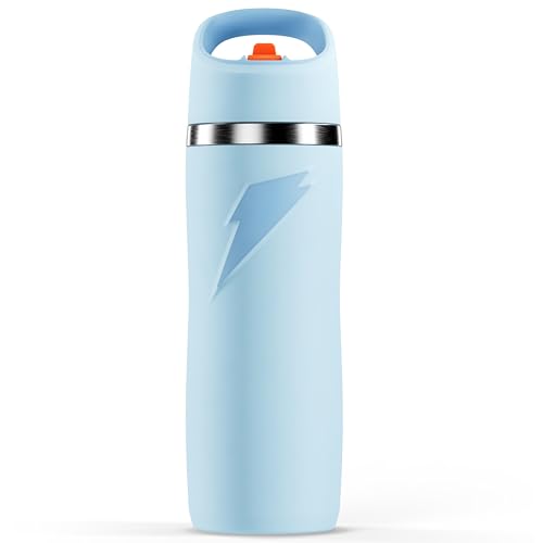 Gatorade 'Overtime' 22oz Stainless Steel Water Bottle, Straw Cap, Blue