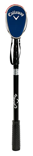 Callaway Golf Ball Retriever for Water, Telescopic with Dual-Zip Headcover, 6 Feet, Natural