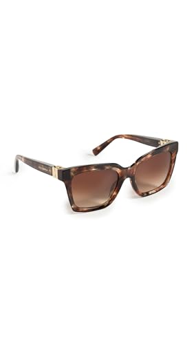 Dolce & Gabbana Women's 0DG4498 Sunglasses, Dark Red Havana, One Size