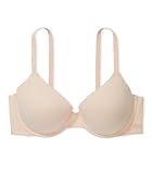 Victoria's Secret Pink Wear Everywhere T-Shirt Bra, Lightly Lined, Smooth, Bras for Women, Beige (34B)