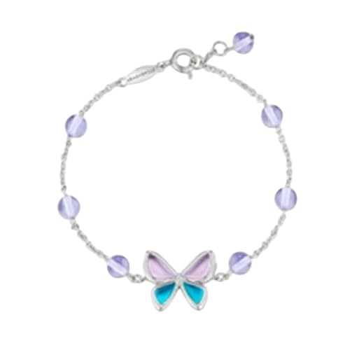 NIWMJTKIT New 2026 Unisex Han So Hee Nevertheless Drama Stone Butterfly Bracelet Korean Style High Crystal Jewelry For Women Hers Decoration Luxury With You Accessories Trendy And Men