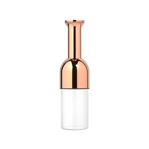 eto wine decanter in copper: mirror finish