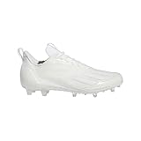 adidas Men's Adizero Football Shoe, White/White/White, 9.5