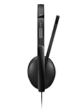 Lenovo Wired ANC Headset, USB-C and USB-A connectivity, Zoom Certified, Active Noise Cancellation, Hearing Protection, 145g Lightweight Comfortable Design, Replaceable Earcups, Business Headset