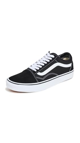 Vans Old Skool Unisex Sneakers, Black/White, 12 US Women/10.5 US Men