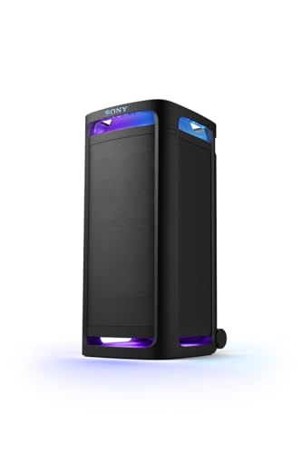 Sony ULT Tower 9 Bluetooth Karaoke Party Speaker with Powerful Bass, 360° Sound and Party Lights, 25 Hour Battery, and Convenient Carrying Handle and Wheels. (SRSULT900)