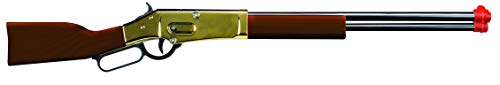 PARRIS CLASSIC QUALITY TOYS EST. 1936 Golden Ranger Rifle, 28" Lever Action, Wood & Golden Steel, Full Orange Tip, Authentic 1866 Style