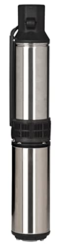 Red Lion RL12G15-3W2V 4-inch Submersible Deep Well Pump, 1-1/2-HP, 12 GPM, 3-Wire, 230-Volt, Steel, 14942408