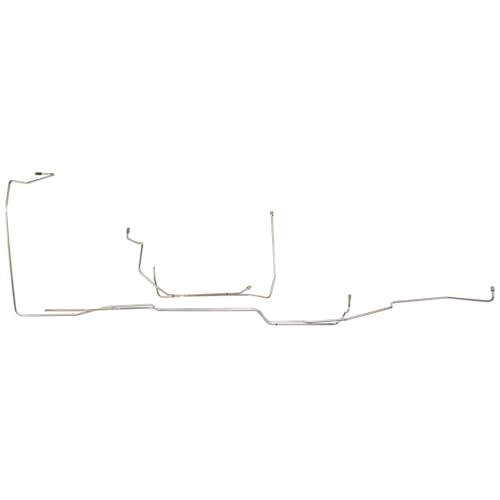 Inline Tube Compatible with 1994-97 Ford Truck 4WD 5/16" Trans Cooler Lines 4pc, OE Steel