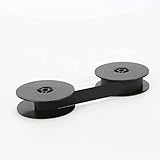 Typewriter World Ribbon,Twin Roller Pack Typewriter Ribbon - Compatible with All Models - Typewriter Ribbon (Black)