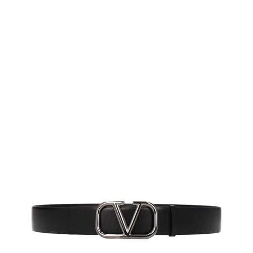 Valentino GARAVANI VLOGO SIGNATURE CALFSKIN BELT (100IT-US40) in Gift Box