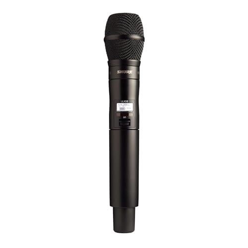 Shure ULXD2/KSM9 Handheld Transmitter with KSM8 Brushed Nickel Vocal Mic Capsule - for use with ULX-D Digital Wireless Microphone Systems, Receiver Sold Separately | G50 Band (ULXD2/KSM9=-G50)