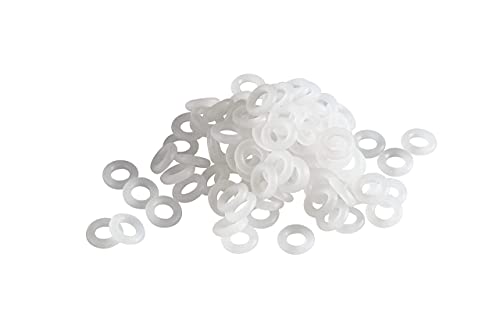 Glorious O-Ring Switch Noise Dampeners for Cherry MX Mechanical Keyboard | 120x - 70A Thick Hard, Clear White (G70-THICK)