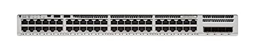 Cisco C9200L-48P-4G-A Catalyst 9200L 48-Port PoE+ 4x1G Uplink Network Advantage Switch (Renewed)