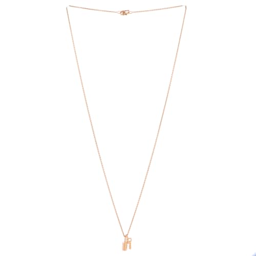 Louis Vuitton, Pre-Loved Lockit Pendant Necklace 18K Rose Gold, Rose Gold