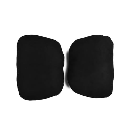 1 Pair Car Headrest Maybach Design S Class Ultra Soft Pillow Compatible for Mercedes 29 * 19cm Cushion Accessories(Black)