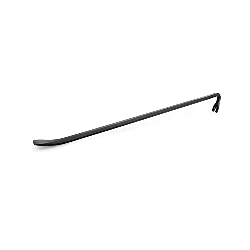 Olympia Tools 36" Wrecking Bar, Long Crow Bar with Beveled Chisel End and Forged Carbon Steel, Heavy Duty Pry Bar for Prying, Lifting and Pulling Nails