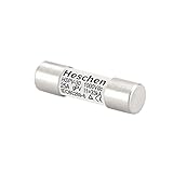 Heschen Solar DC1000V PV Fuse, Photovoltaic Fuses, gPV Type Fuse Link, HSPV-30, 10 * 38mm, 25A 1000VDC, I1 33kA, for Solar PV System Protection, 10PCS