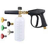 DUSICHIN DUS-018 Foam Cannon Lance Pressure Washer Nozzle Tip Spray Gun 3000 PSI Jet Wash Car Detailing