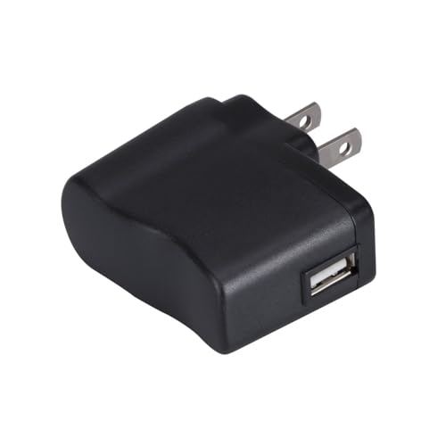 AGPTEK USB Wall Charger 5V 500mA for iPod, Sony, Walkmam, SanDisk MP3 MP4 Player, Fitness Tracker, Fitbit, Black