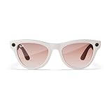 Ray-Ban | Meta Smart Glasses, Skyler, Shiny Chalky Grey / Cinnamon Pink, Regular