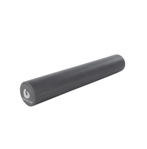 Balanced Body Magic Roller, Muscle-Release Roller, Muscle Roller for Post-Pilates Workout or Physical Therapy, Stretching Tool, Rain Cloud Gray