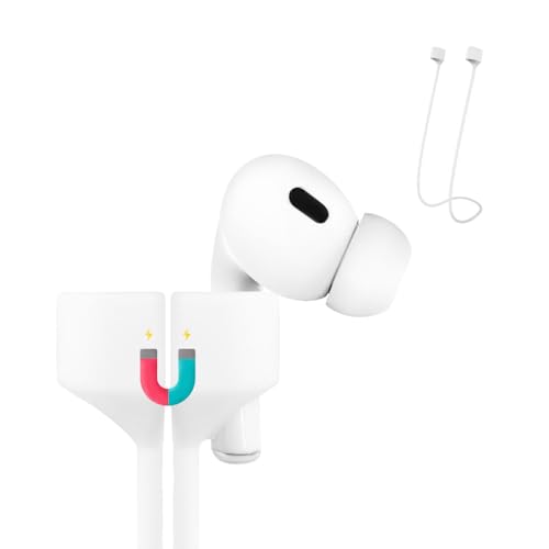 Single Replacement R Earbud for AirPod Pro 1 Gen - Only for AirPod Pro 1st Generation Right Model A2083 - Right Ear Only - with a Complimentary Magnetic Lanyard - White