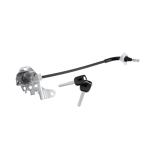 INFINAUTO 1 Set Front Left Side Door Lock Cylinder Cable with 2 Keys for Honda Civic 4-Door 2006 2007 2008 2009 2010 2011 72185-SNA-A01 Stylish Design