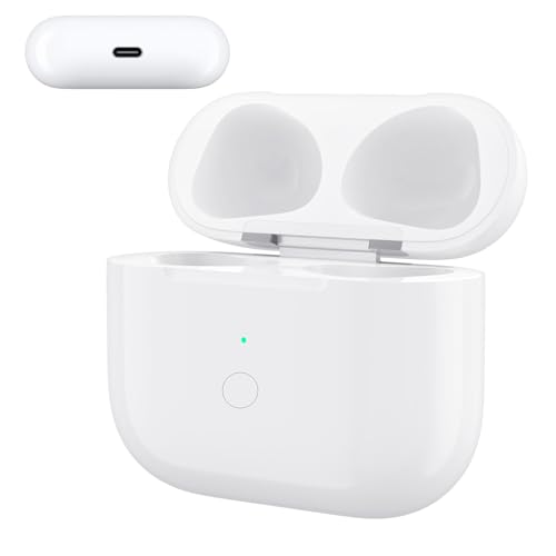 Wireless Charging Case for AirPods 3 gen USB C prot, Compatible with AirPods 3rd Generation Replacement Cases Type-C (Earbuds Not Included)