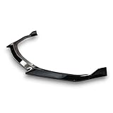 3-Piece Front Bumper Lip Chin Spoiler for 2024 Mustang GT, EcoBoost Without Performance Pack (Gloss Black)