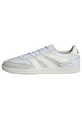 adidas Unisex Predator Freestyle Football Boots Indoor Football Boots, Cloud White Off White Gold Metallic, 5