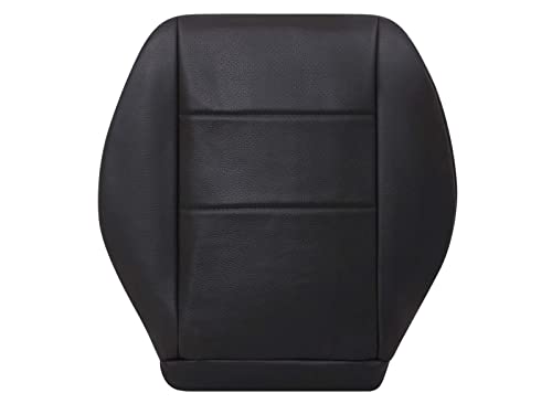 Richmond Auto Upholstery - Driver Side Bottom Replacement Leather Perforated Seat Cover, Black (Compatible with 2008-2014 Mercedes-Benz W204 C300 Luxury Sedan)