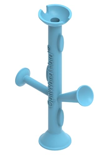 OptiWand Hard Single - Portable RPG Sclera Contact Lens Removal & Insertion Tool - Silicone Rubber Eye Lens Inserter & Remover Device Suction Cup & Finger Grips Safe & Easy to Use Travel Size 2.3"