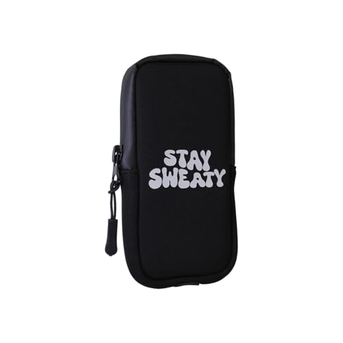 TempSafe – The OG Sauna Phone Case | Thermal Insulated Sleeve for iPhone & Android – Neoprene Protection for Heat & Cold, Waterproof Zipper, Carabiner Loop Black