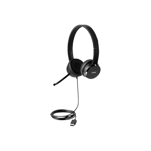 Lenovo 100 Headset - Stereo - USB - Wired - Over-The-Head - Binaural