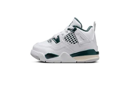 Jordan Toddler's 4 Retro White/Oxidized Green-White (BQ7670 103) - Size 7c