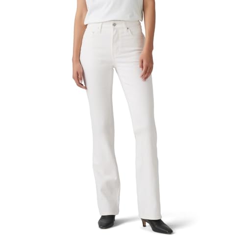 Levi's Women's 725 High Rise Bootcut Jeans (Also Available in Plus), Soft Clean White (Stretch), 34 Regular