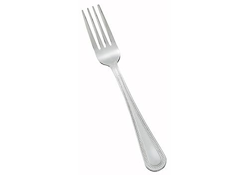 Winco 12-Piece Dots Dinner Fork Set, 18-0 Stainless Steel,Silver